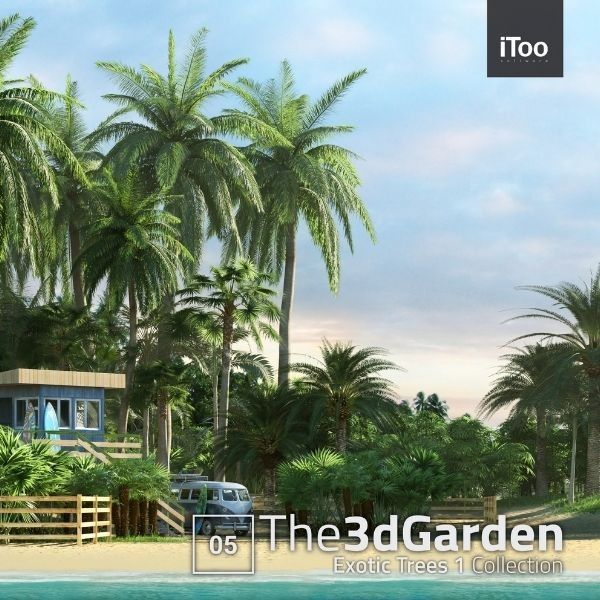 The 3DGarden - Exotic and Palm Trees Collection Vol.1