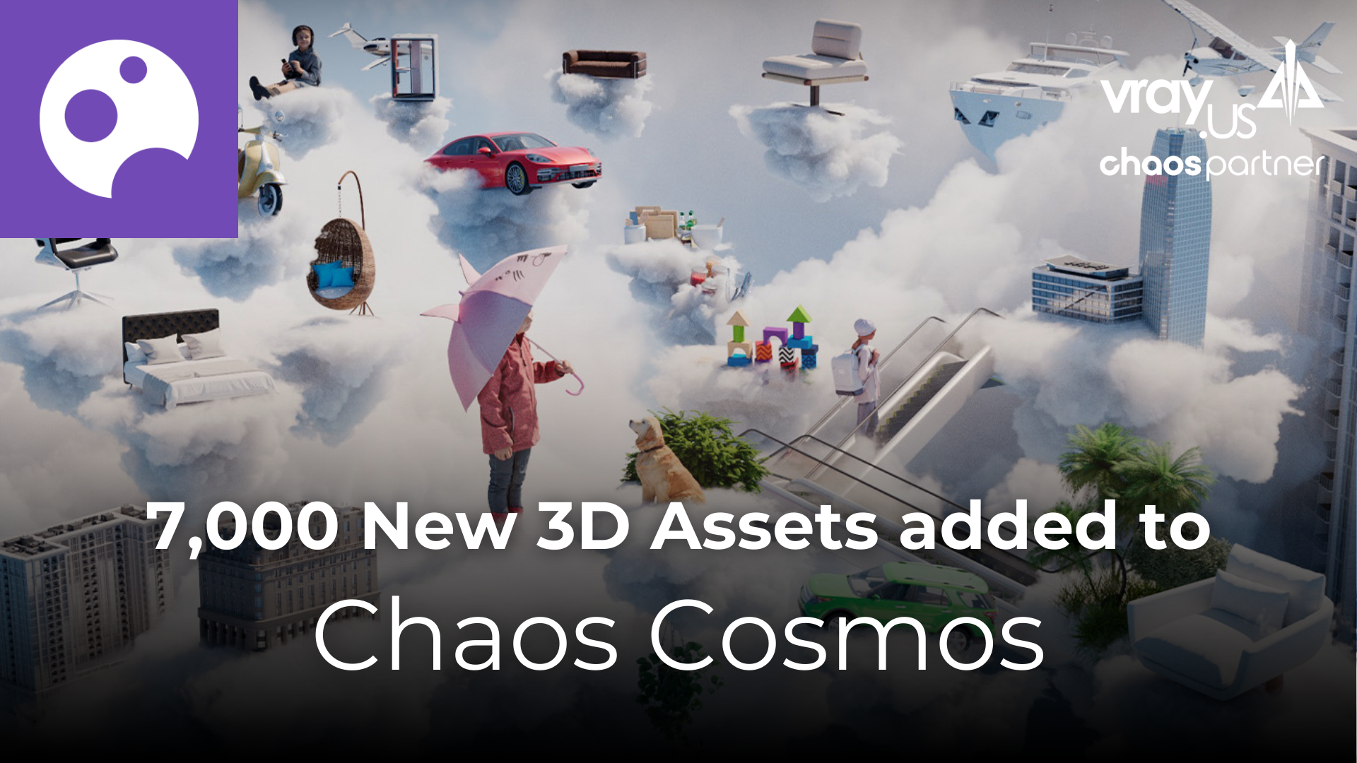 Chaos Cosmos Expands with Over 7,000 New 3D Assets