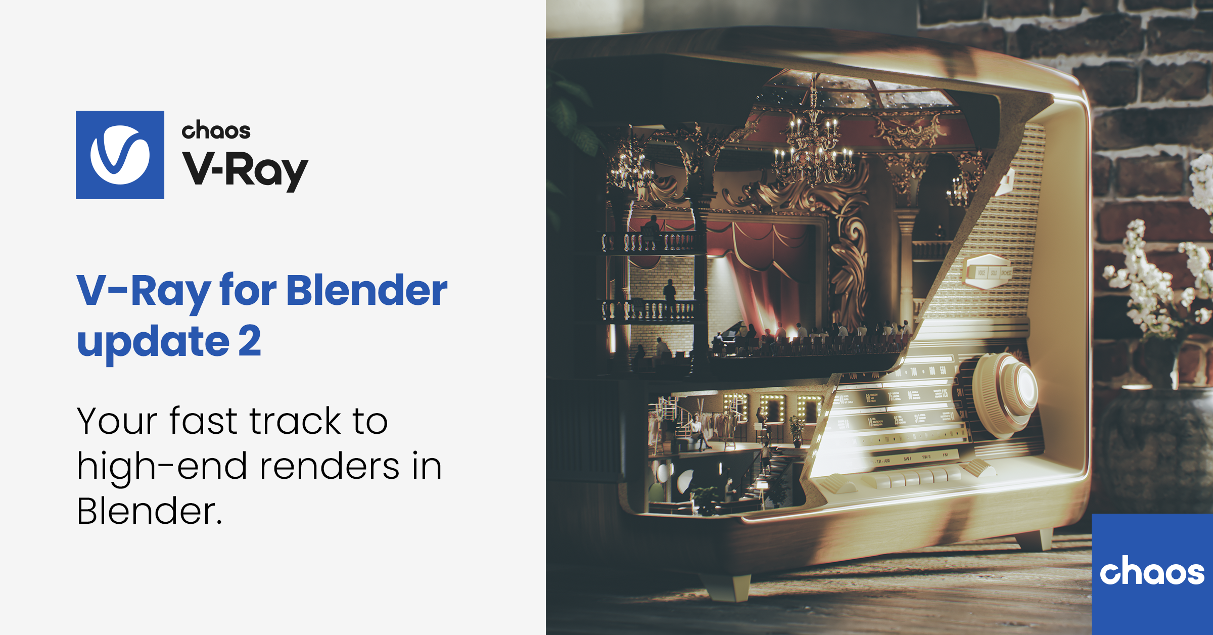 V-Ray for Blender Update 2 Expands Professional Rendering Workflows