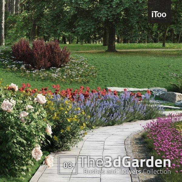 The 3DGarden - Bushes and Flowers Collection Vol. 1
