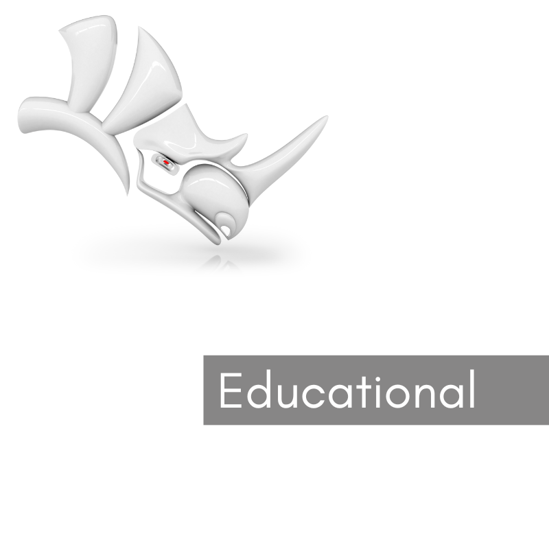 Image of Rhino 7 educational license. Rhino 7 is a powerful 3D modeling software that is perfect for students and educators. The educational license is available for up to 80% off the commercial version.